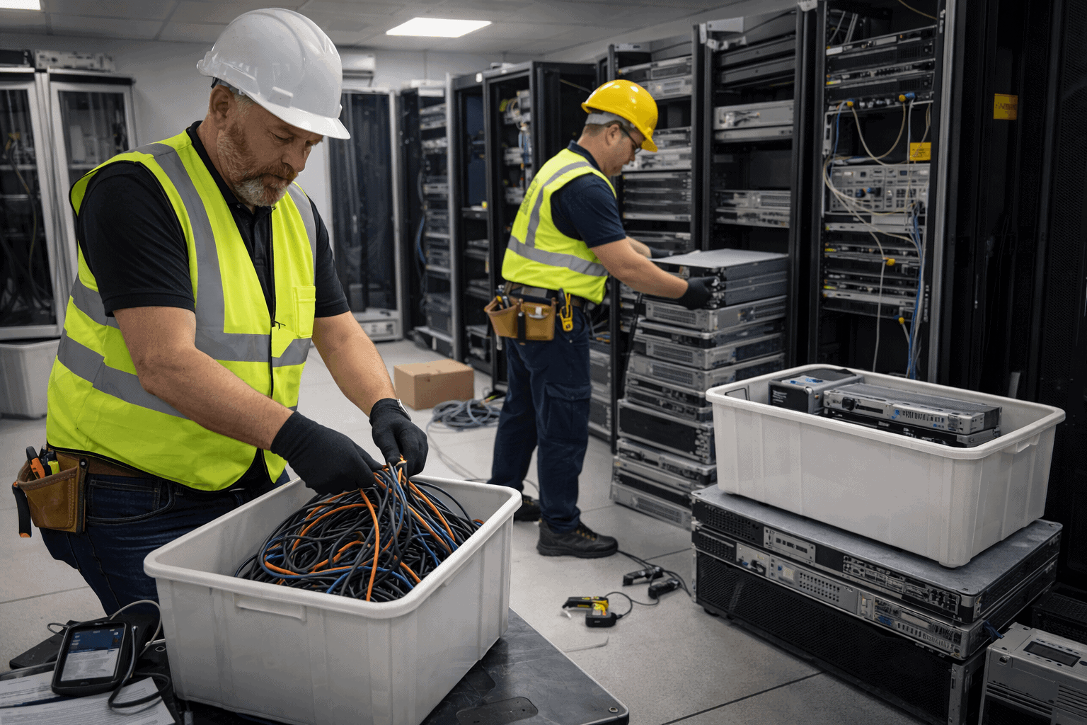 Comms Room Decommissioning UK | Secure IT Removal
